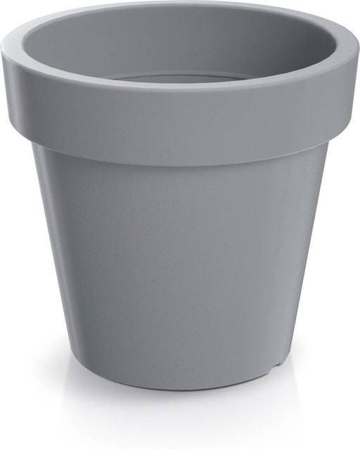 Prosperplast Pflanztopf Lofly aus Kunststoff in Steingrau, Höhe: 35 cm, Durchmesser: 39 cm - Bild 1