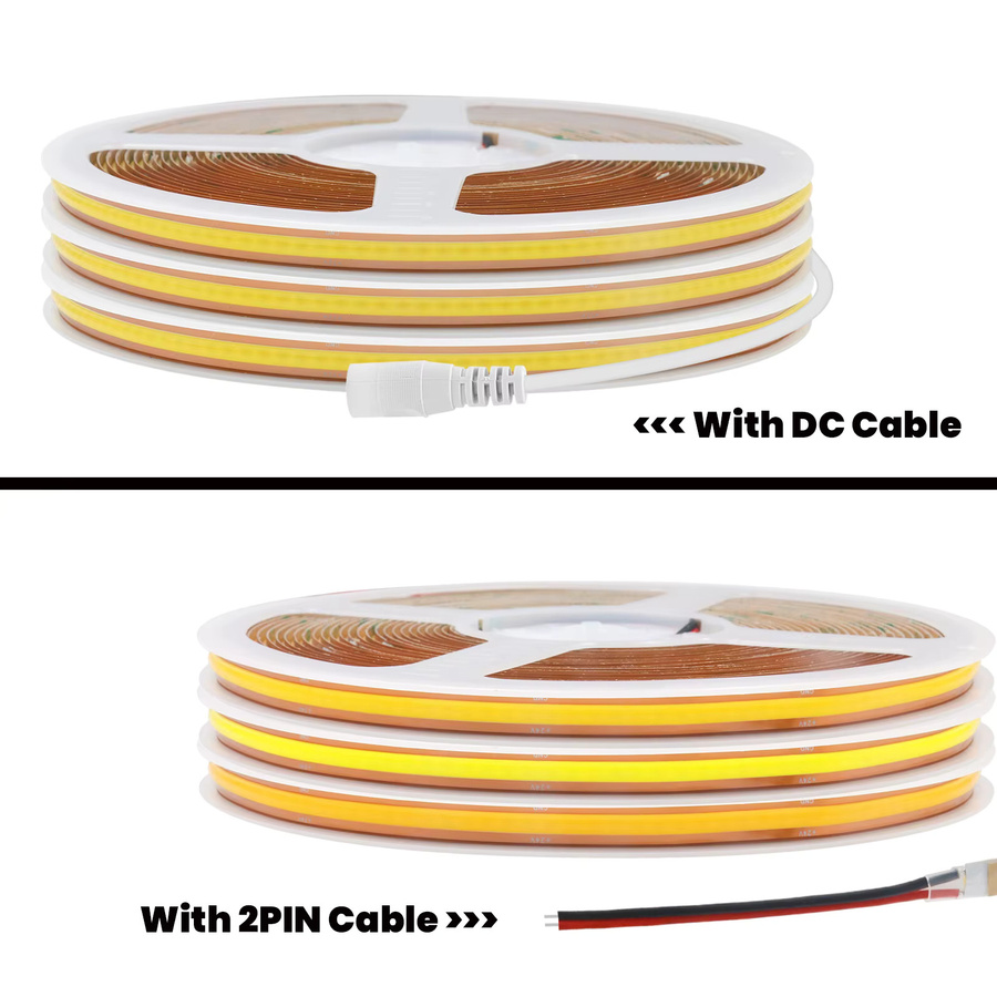HEGEHE COB LED-Streifen selbstklebend und frei zuschneidbar mit 720 LEDs/m für deine Heimdekoration - Bild 3