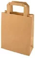 STARPAK Tragetasche aus Kraftpapier in Braun und Beige - Bild 1