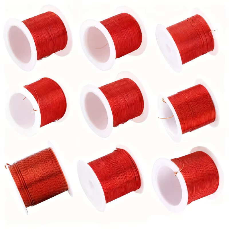 Roter Polyurethan-Emaille-Kupferdraht lackiert, Durchmesser 0,1 mm bis 1 mm, 50 g - Bild 2