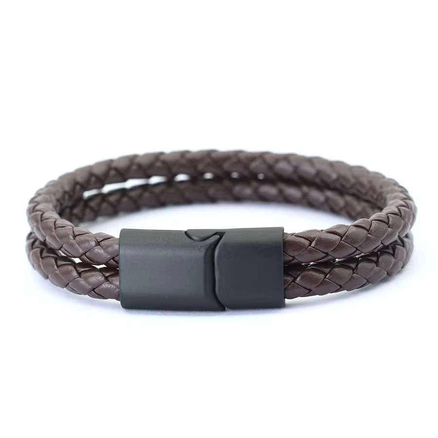 Armband Noter, Leder, Schwarz, Herren - Bild 3