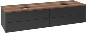 V&B Waschtischunterschrank Antao ohne Frontstruktur, Blau, B/T: 160 x 50 cm - Bild 1