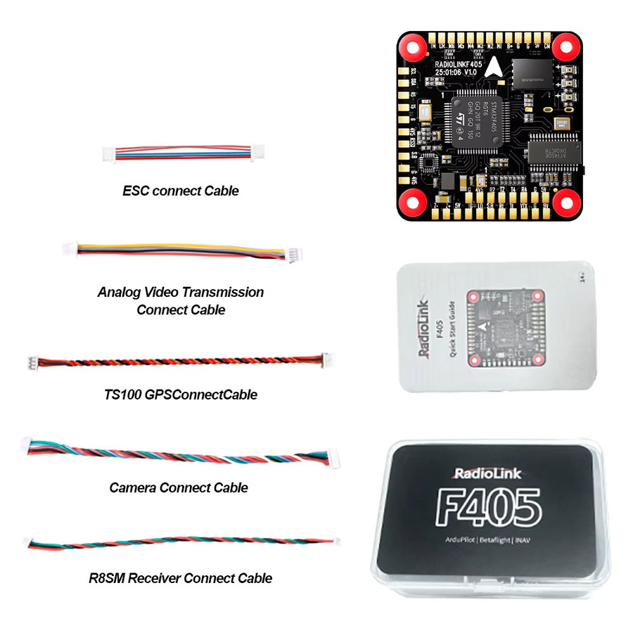 Radiolink F405 Flight Stack Flugsteuerung mit 55A ESC und BMI270 Gyro für FPV-Renndrohnen, Montagegröße: 30,5 x 30,5 mm - Bild 4