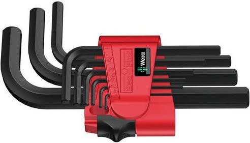 Wera 950/9 BM N Hex-Plus Winkelschraubendreher-Set, 9-teilig, Schwarz - Bild 1