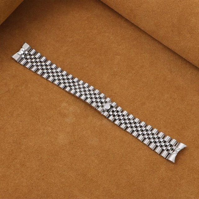 TheHappyNook Uhrenarmband Edelstahl, silber, Unisex - Bild 1