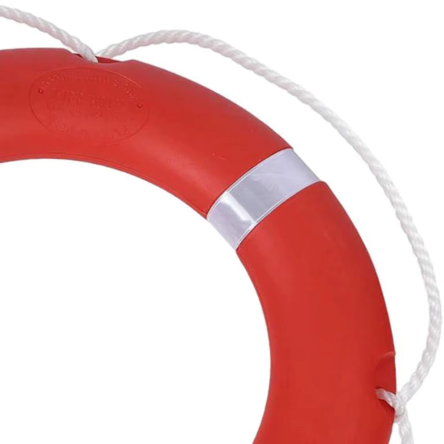 Professioneller Rettungsring in Rot für Boot und Pool zur Sicherheit im Freien - Bild 3