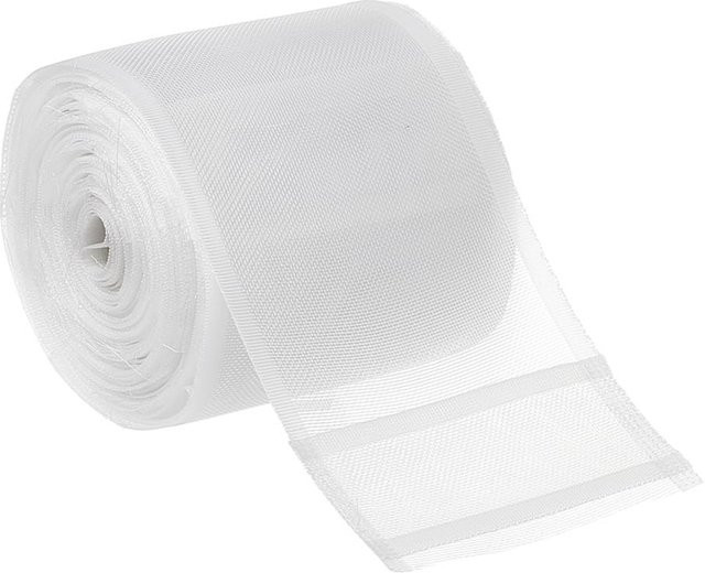 Weißes Nylon-Vorhang-Plisseeband als flaches Klebeband für Vorhanghaken zur Heimdekoration - Bild 1