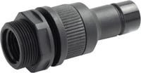 Alphacool ES Schnellverschlusskupplung G1/4 IG PushIn Male in Schwarz - Bild 1
