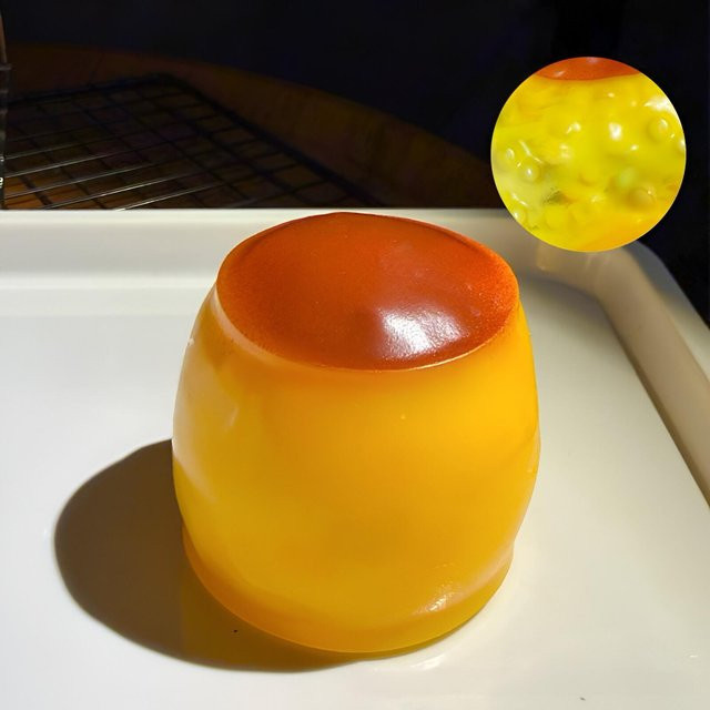 Binchi Fitness Karamellpudding Druckball, Knuspriger Kunststoff, Stressabbau Spielzeug - Bild 1