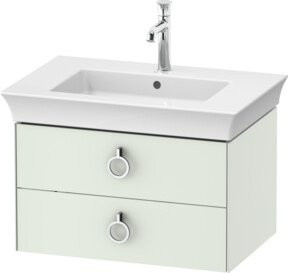 Duravit Waschtischunterschrank White Tulip ohne Aufsatz, Farbe Weiß Seidenmatt, B/T/H: 41 x 68,4 x 45,8 cm - Bild 1