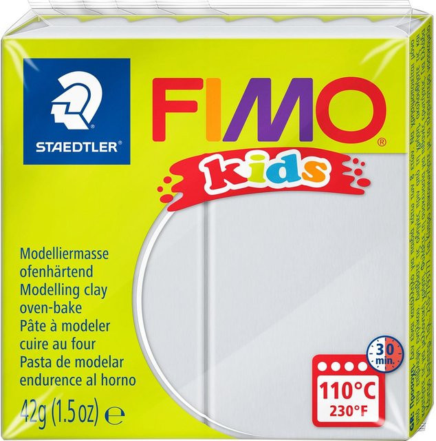 FIMO Modelliermasse Hellgrau - Bild 1