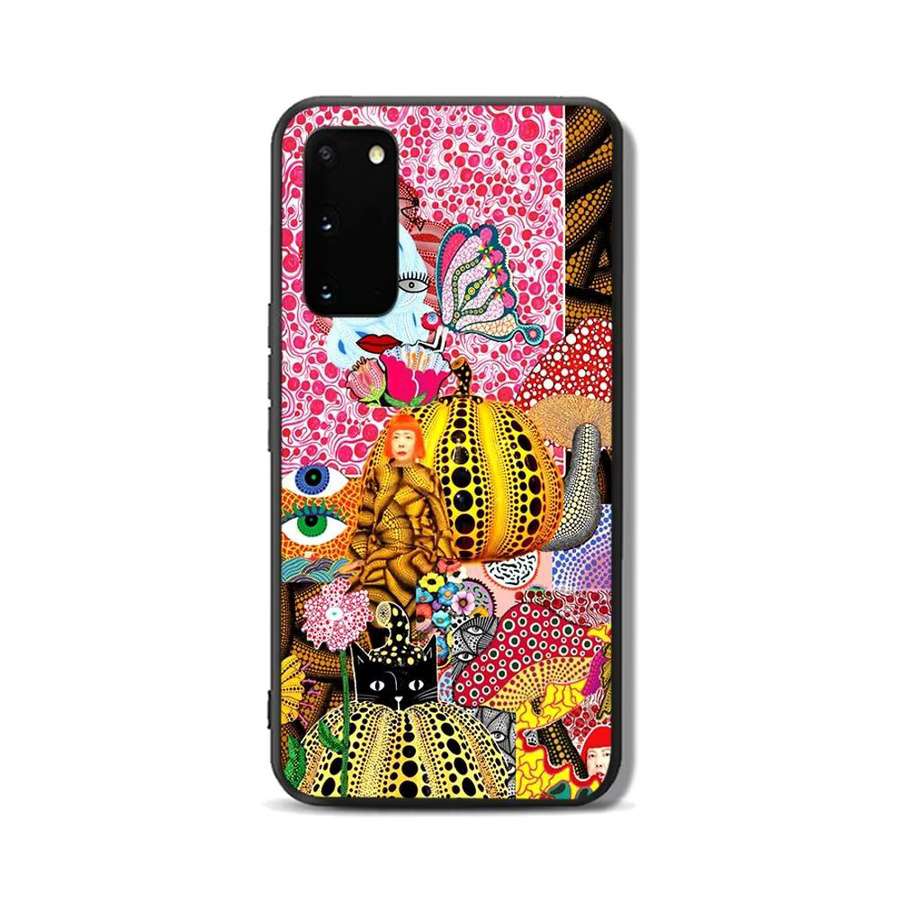 Handyhülle mit Yayoi Kusama Kunstmotiv für Samsung Galaxy S24 FE S25 Ultra S23 S24 Plus S22 Ultra 5G und weitere Modelle, Mehrfarbig - Bild 3