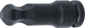 BGS Kraft-Bit-Einsatz 5488-17 in Schwarz mit Innensechskant Kugelkopf 17 mm und 1/2 Zoll Antrieb - Bild 1