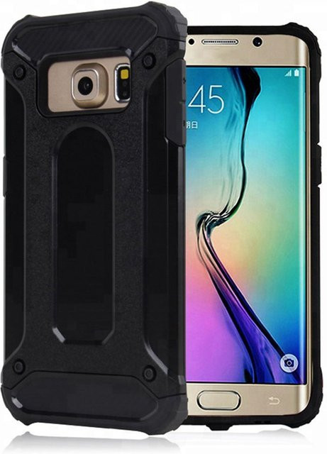 Techsuit Hybrid Armor Schutzhülle für Samsung Galaxy S6 G920 in Schwarz - Bild 1
