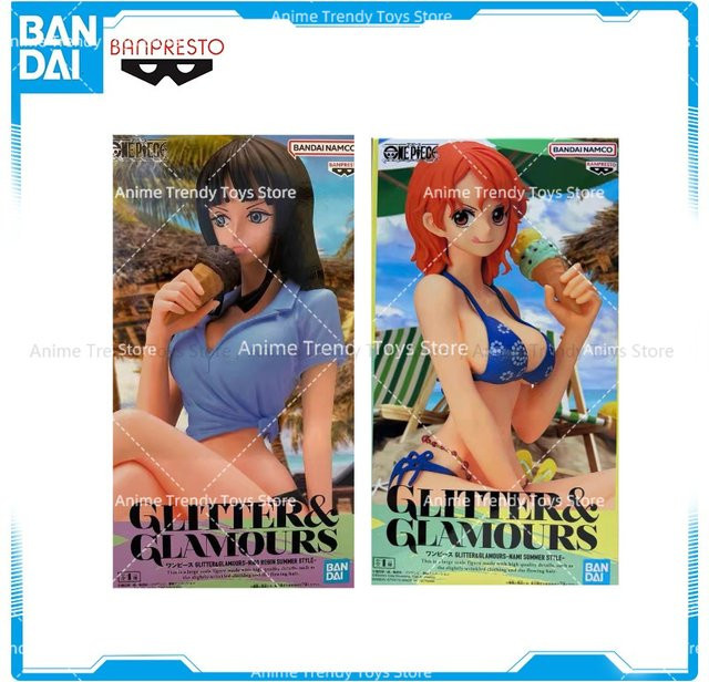 BANDAI One Piece Glitter Glamours Nami Nico Robin Summer Style Actionfigur, ab 18 Jahren - Bild 1