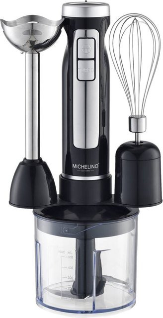 MICHELINO Stabmixer 74447 in Silber und Schwarz aus Edelstahl und Kunststoff, H/D: 33 x 33 cm - Bild 1