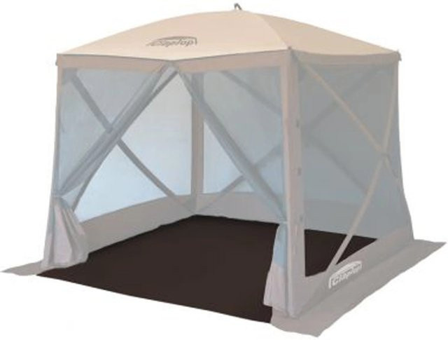 Claptop Boden für Faltpavillon aus Polyurethan, Schwarz, B/T: 244 x 244 cm - Bild 1