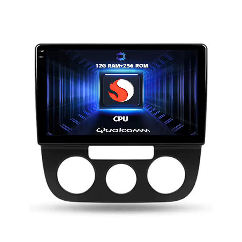 RSNAVI Android 16 Autoradio mit CarPlay und Navigation für Volkswagen Jetta 5 (2005-2010), 2Din Stereo Head Unit mit GPS und DSP, Schwarz - Bild 6