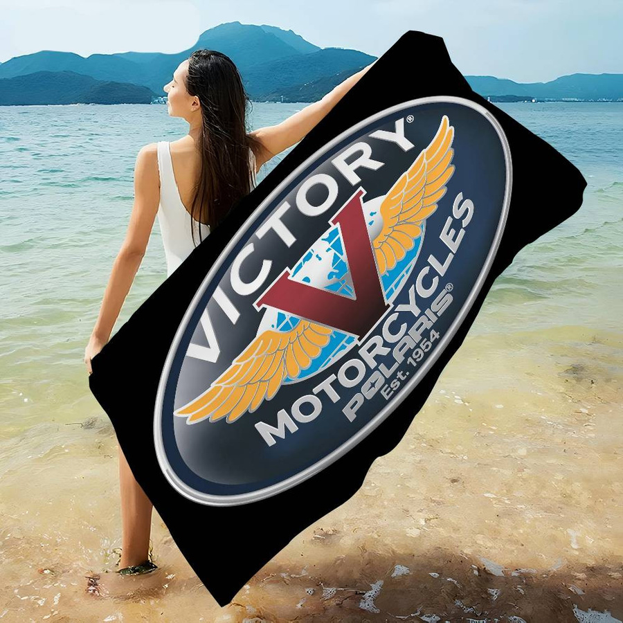 V-Victorys Motorräder Racing Mikrofaser Strandtuch, schnelltrocknend und saugfähig, Multicolor, B: 30 cm, H: 60 cm - Bild 5