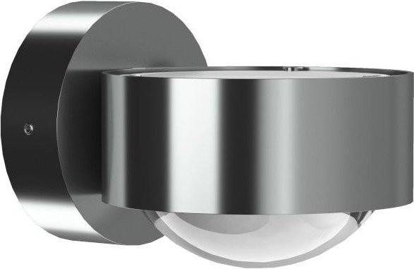 Top Light Puk Mini LED-Wandleuchte in Chrom und Glas mit warmweißem Licht (2700K) - Bild 1