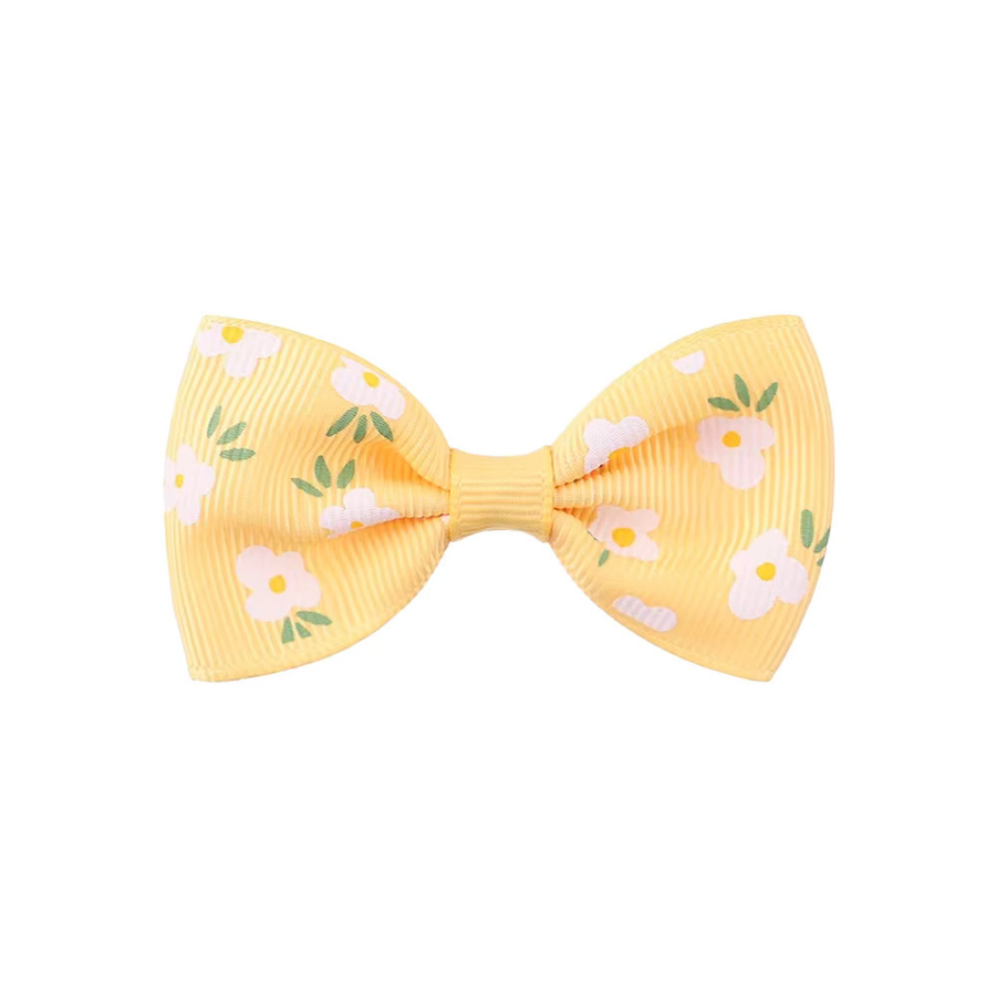 BABY BOWS Haarschleifen Haarklammern mit Gänseblümchen-Druck, 50 Stück, Kinder - Bild 2