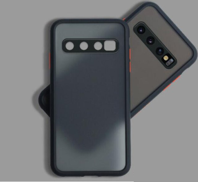 Stoßfeste Schutzhülle für Samsung Galaxy S10 S20 S21 S22 S23 Note 8 9 10 Plus 20 Ultra in Schwarz - Bild 1