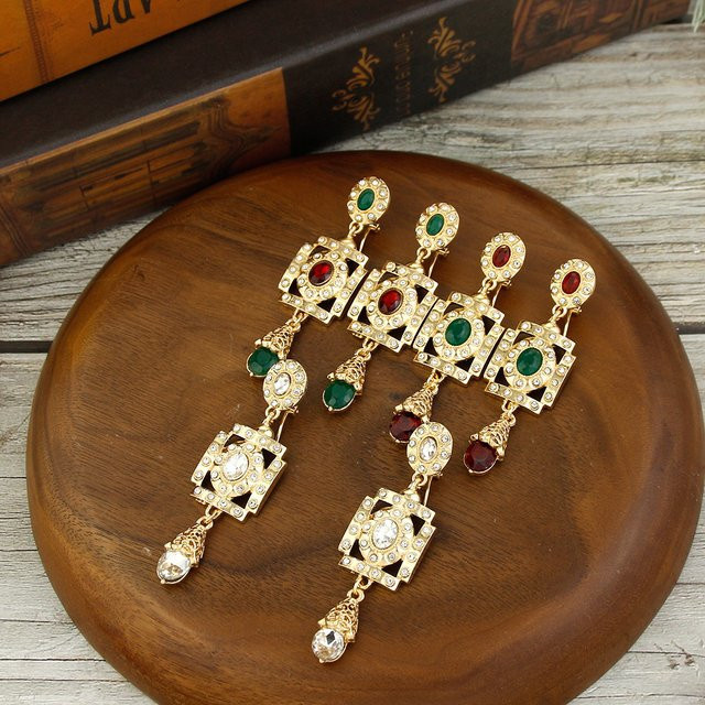 Sunspicems Ohrring, Gold, Kristall, Damen - Bild 1