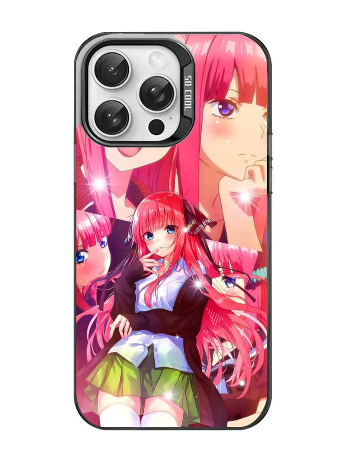 Anime Girl N-Nino N-Nakano Handyhülle für iPhone 11 bis iPhone 17 Pro Max Plus Mini, transparente stoßfeste TPU-Schutzhülle - Bild 4