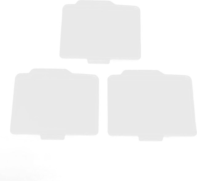 3er-Set LCD-Bildschirmschutz für Nikon D300 und Nikon D300s in Weiß und Transparent - Bild 1