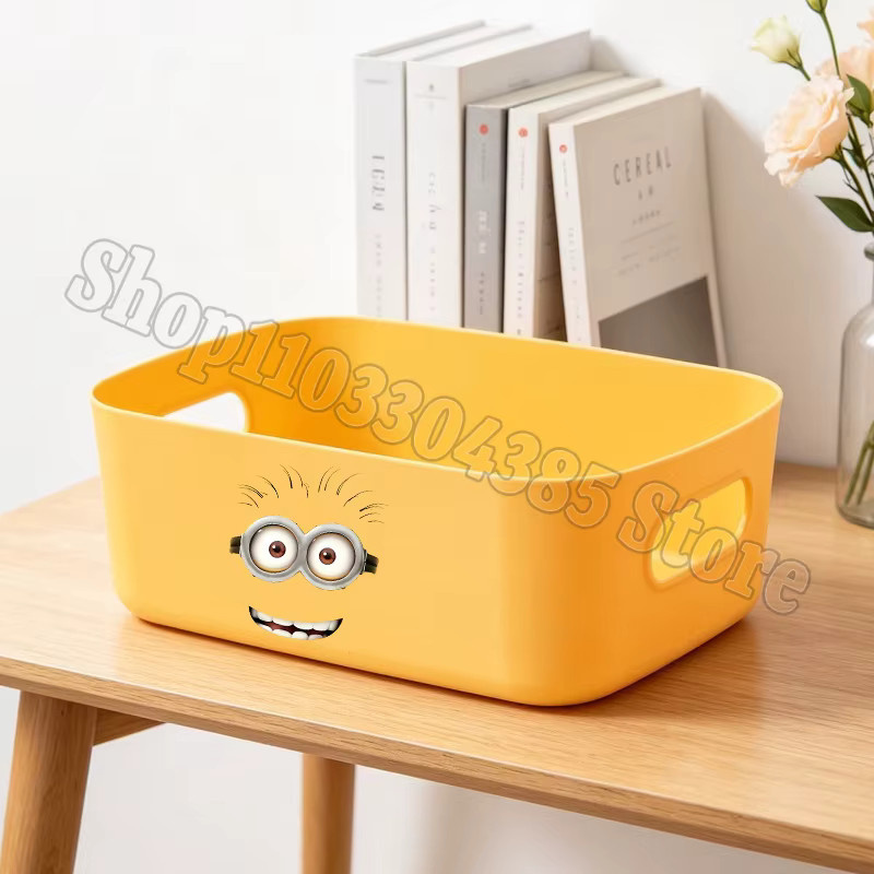 TAKARA TOMY Minions Aufbewahrungsbox in Gelb für Schreibwaren, Schmuck und Make-up - Bild 1