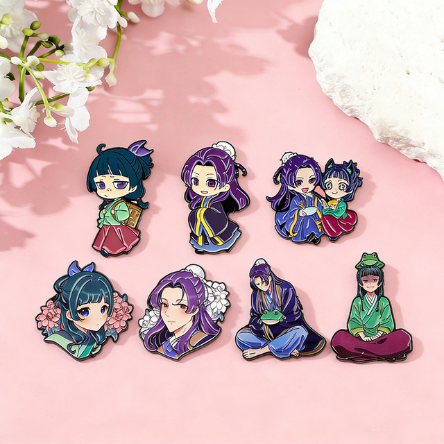 Bandai Anstecknadel Brosche, Anime Maomao Mädchen Emaille-Pins, Unisex - Bild 1