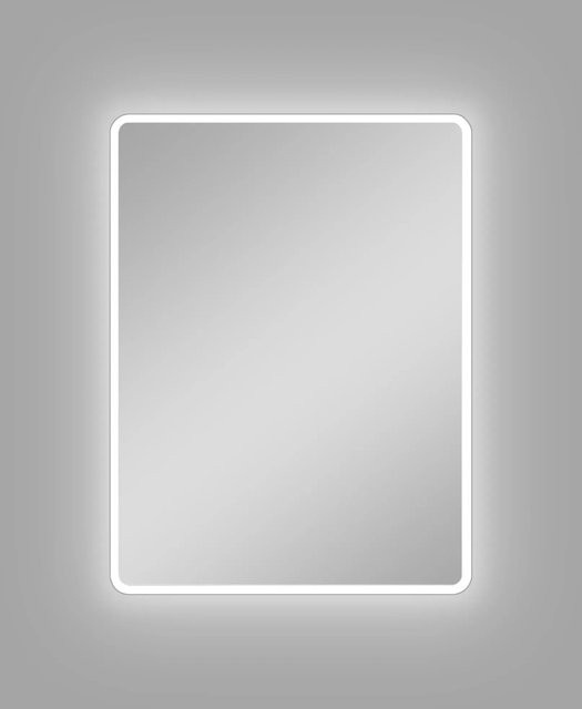 DSK Design LED-Lichtspiegel Silver Rio in Aluminium Silver, B: 80 cm, H: 60 cm - Bild 1