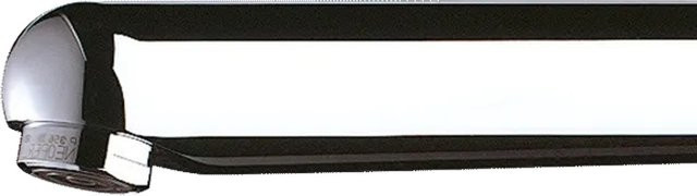 Delabie Wand-Auslauf fest G1/2B verchromt in Silber aus Messing - Bild 1