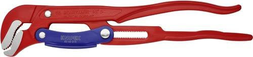Knipex Eckrohrzange 45 Grad 1 1/2 mit Schnelleinstellung rot pulverbeschichtet aus Chrom-Vanadium - Bild 1