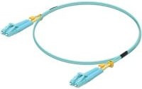 Ubiquiti LWL Kabel OM3 Duplex LC 10 Gbps in Blau und Türkis - Bild 1