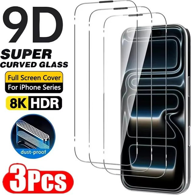 Panzerglas Displayschutzfolie für Apple iPhone Modelle in Transparent - Bild 1