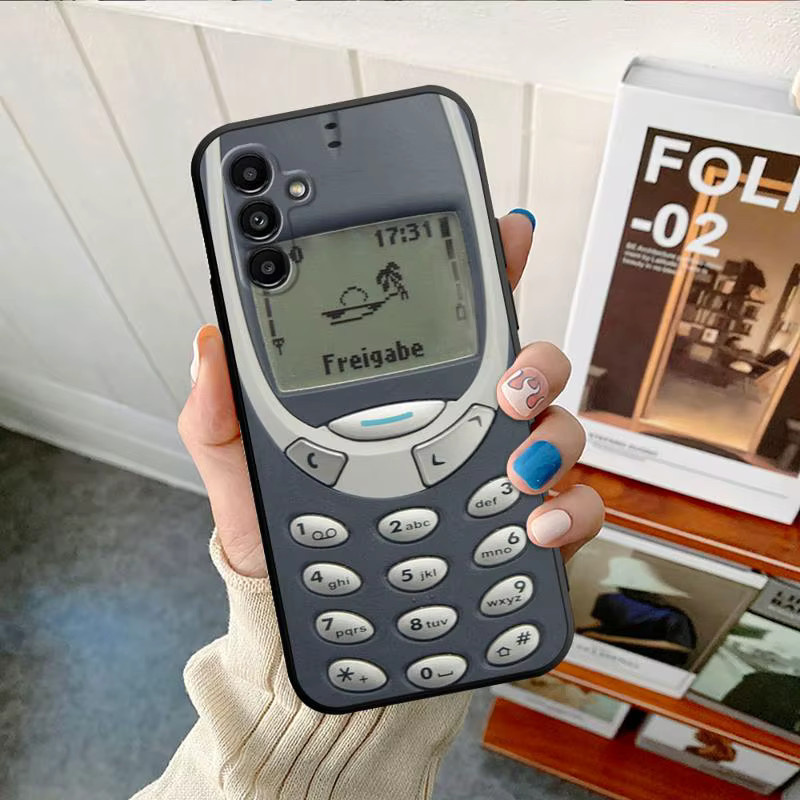 Magnetische Handyhülle im Radio Band Kassette Design für Samsung Galaxy A52 A53 A12 A13 A54 A32 A51 A71 A23 A33 A21s A13 5G A22 A50 - Bild 3