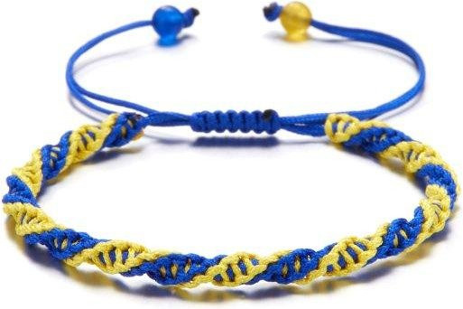 TuiYing001 Armband, Sonnenblume, Blau, Gelb, Messing, Damen - Bild 1
