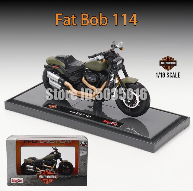 Maisto Harley-Davidson Motorrad Modell, 1:18, Metall, ab 4 Jahren - Bild 1