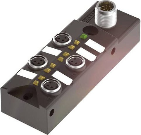 Balluff BPI 4M303P-5K-B0-SM4CT BPI00A9 Sensor/Aktorbox passiv Multipolverteiler in Grün, Gelb und Grau - Bild 1