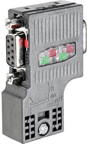 Siemens SPS-Anschlussstecker für Profibus in Grau 6ES7972-0BB52-0XA0 - Bild 1