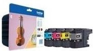 Brother Original Tintenpatronen Set Multicolor Schwarz Gelb Cyan Magenta für DCP J4110DW und MFC J4410DW J4510DW - Bild 1