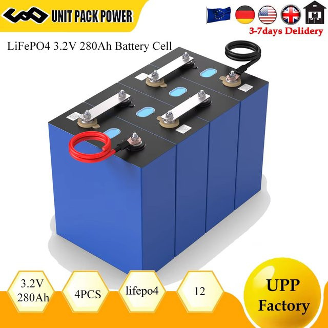 UNITPACKPOWER Lithium-Ionen-Akku mit Phosphat-Zellen, 48V 40Ah, Blau, geeignet für E-Bike, Boot und Golfwagen - Bild 1