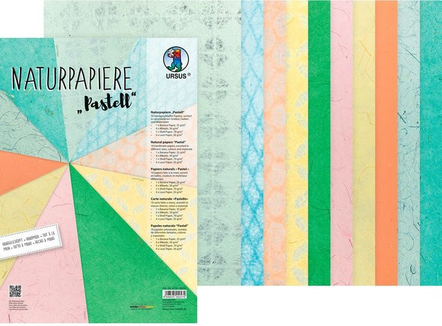 URSUS Naturpapiere Pastell Multicolor - Bild 1