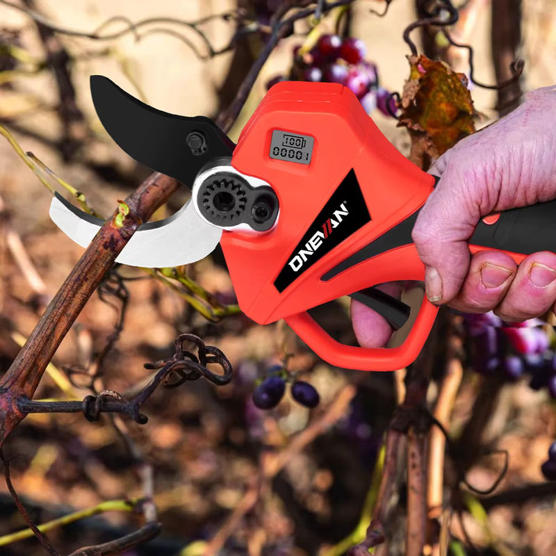 ONEVAN bürstenlose elektrische Gartenschere mit 2 Gängen, kabellose Gartenschere für Obstbäume und Bonsai, kompatibel mit Makita-Akku-Pin - Bild 4