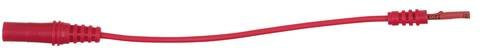 KS Tools Verbindungskabel Buchse 4mm auf 1,2mm Prüfadapterbuchse flach, Rot - Bild 1