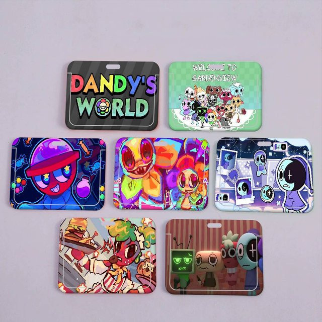 D-Dandys W-World Horror-Spiel Kartenhalter für Mitarbeiterausweise und ID-Arbeitskarten aus Kunststoff in Multicolour - Bild 1
