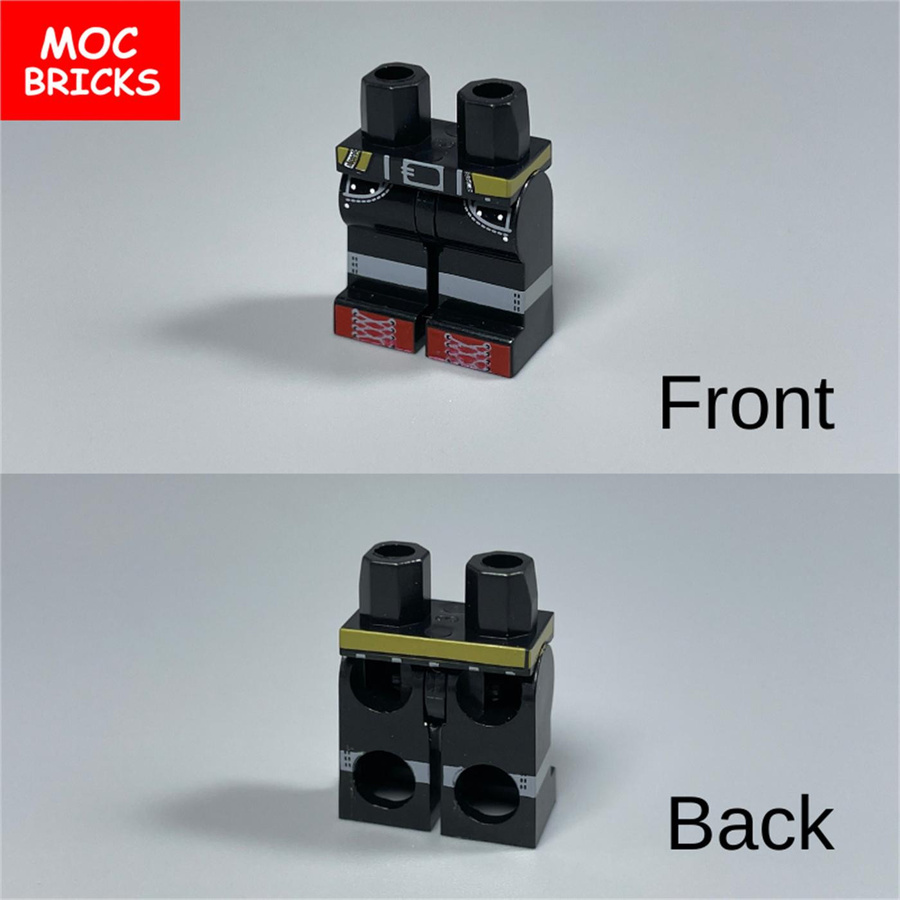 Yiran Toy MOC Steine Hosenbeine Bedruckt Körperbekleidung 10-teiliges Set - Bild 1