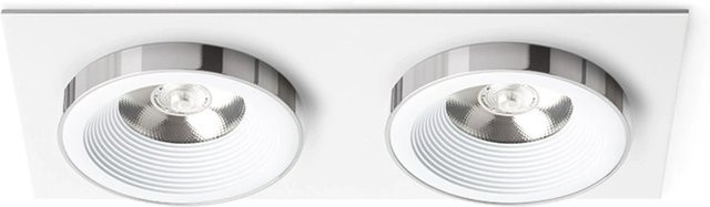 Rendl Einbauleuchte Sharm Sq II LED in Weiß und Chrom mit 20 W - Bild 1