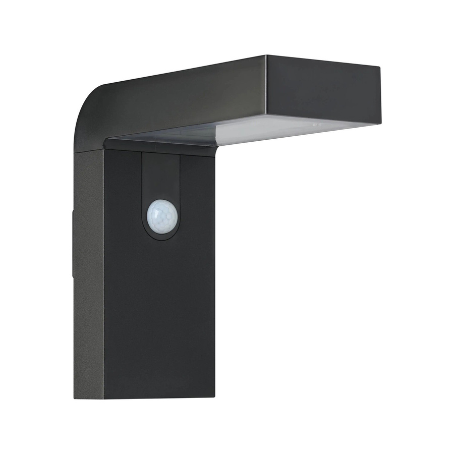 Eglo LED-Solar-Wandleuchte Baracconi in Schwarz mit Bewegungsmelder und Dämmerungssensor, B/H: 20 x 9 cm - Bild 2